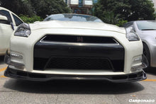 Load image into Gallery viewer, 2012-2016 Nissan GTR R35 DBA BSE Style Part Carbon Fiber Front Lip - Carbonado