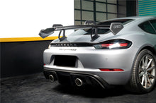 Load image into Gallery viewer, 2012-2023 Porsche 718 981 Cayman Boxster GT4RS Style Dry Carbon Fiber Spoiler Wing - Carbonado