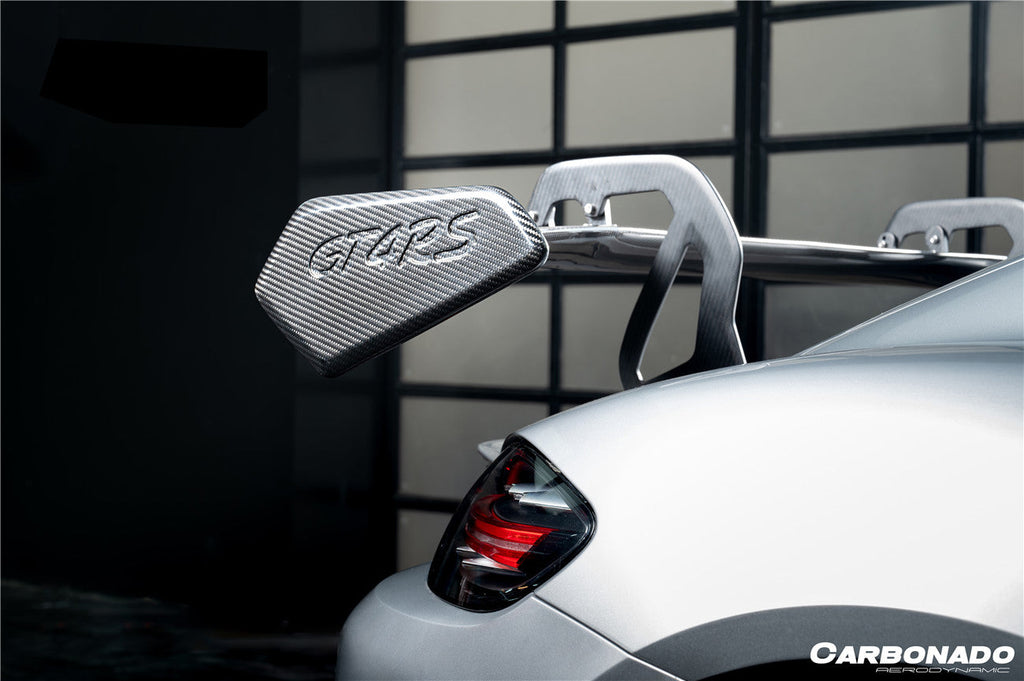 2012-2023 Porsche 718 981 Cayman Boxster GT4RS Style Dry Carbon Fiber Spoiler Wing