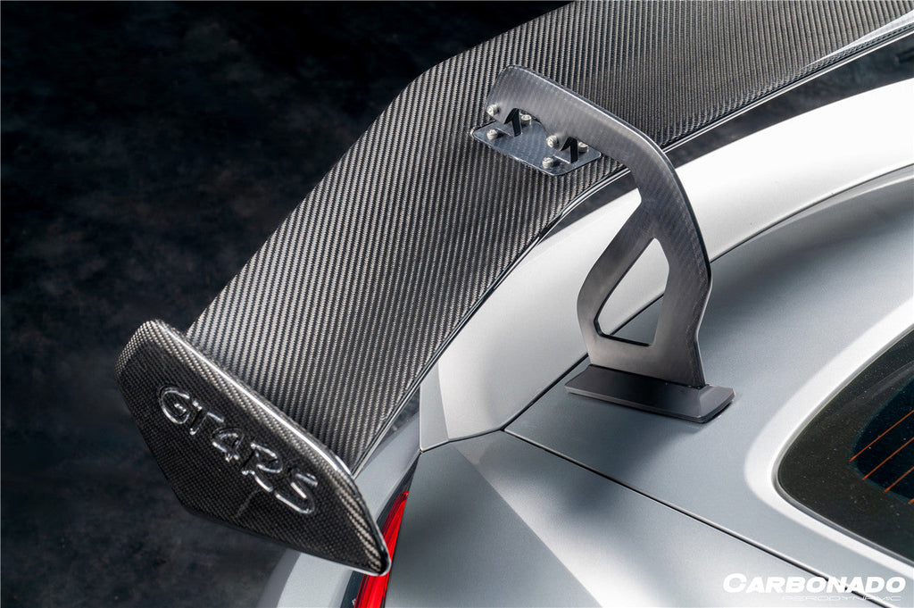 2012-2023 Porsche 718 981 Cayman Boxster GT4RS Style Dry Carbon Fiber Spoiler Wing