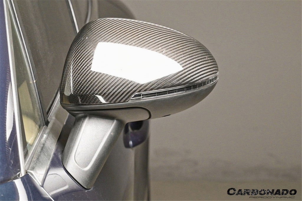 2014-2024 Porsche Macan    S    Turbo    GTS 95B Dry Carbon Fiber Mirror Housing (NO BSA Holes)