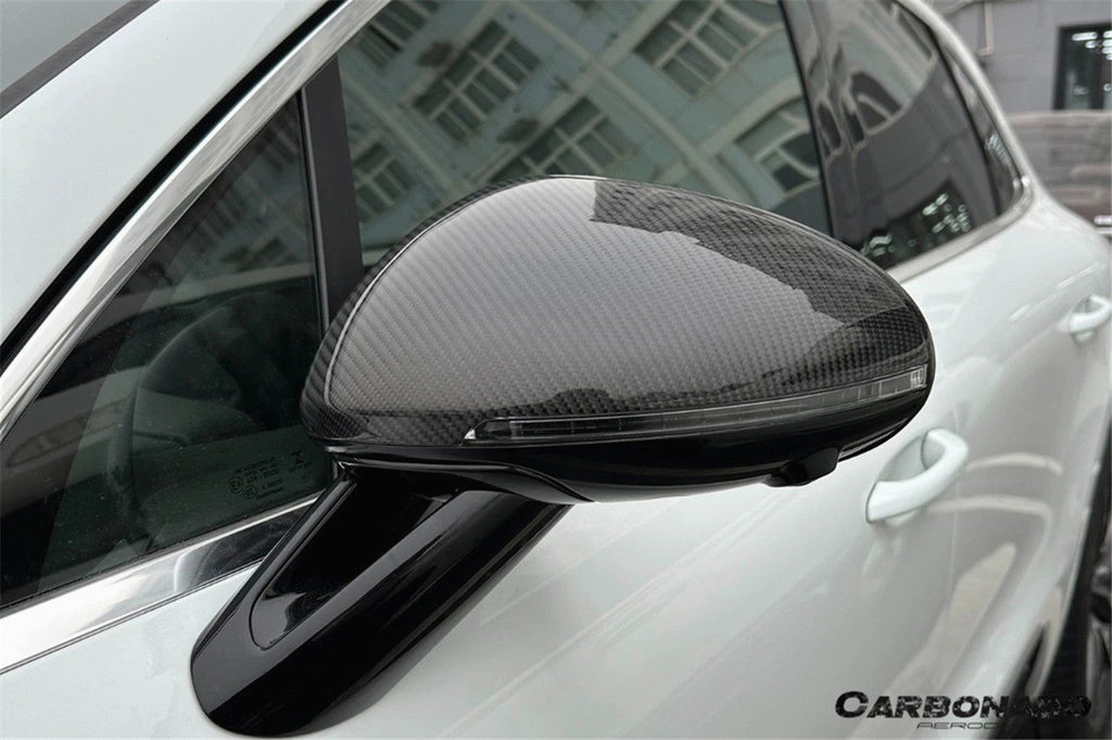 2014-2024 Porsche Macan    S    Turbo    GTS 95B Dry Carbon Fiber Mirror Housing (NO BSA Holes)