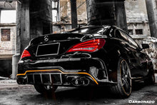 Load image into Gallery viewer, 2013-2016 Mercedes Benz W117 CLA Class WD Style Rear Bumper - Carbonado Aero