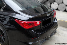 Load image into Gallery viewer, 2014-2017 Infiniti Q50 Sedan DP Style Carbon Fiber Trunk Spoiler - Carbonado Aero