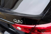 Load image into Gallery viewer, 2014-2017 Infiniti Q50 Sedan DP Style Carbon Fiber Trunk Spoiler - Carbonado Aero