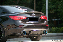 Load image into Gallery viewer, 2014-2017 Infiniti Q50 Sedan DP Style Carbon Fiber Trunk Spoiler - Carbonado Aero