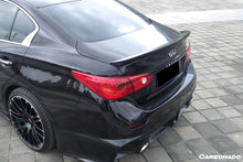 Load image into Gallery viewer, 2014-2017 Infiniti Q50 Sedan SN Style Carbon Fiber Turnk Spoiler - Carbonado Aero