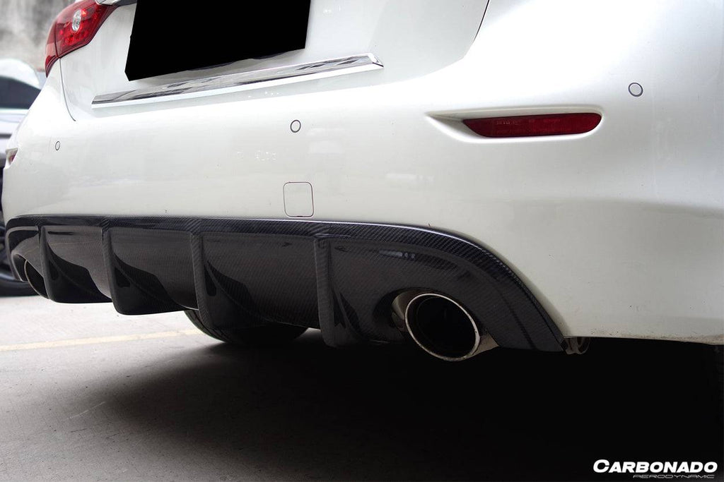 2014-2017 Infiniti Q50 Sedan SN Style Rear Lip - Carbonado Aero