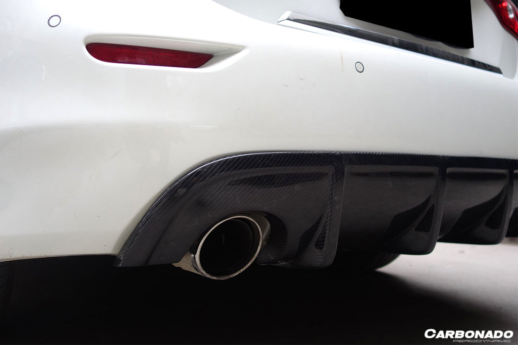 2014-2017 Infiniti Q50 Sedan SN Style Rear Lip - Carbonado Aero