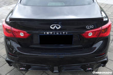 Load image into Gallery viewer, 2014-2017 Infiniti Q50 Sedan SN Style Carbon Fiber Turnk Spoiler - Carbonado Aero