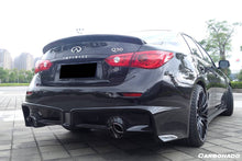 Load image into Gallery viewer, 2014-2017 Infiniti Q50 Sedan SN Style Carbon Fiber Turnk Spoiler - Carbonado Aero
