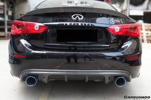 Load image into Gallery viewer, 2014-2017 Infiniti Q50 Sedan VE Style Rear Lip and Diffuser - Carbonado Aero
