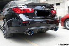Load image into Gallery viewer, 2014-2017 Infiniti Q50 Sedan VE Style Rear Lip and Diffuser - Carbonado Aero