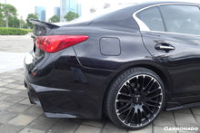 Load image into Gallery viewer, 2014-2017 Infiniti Q50 Sedan SN Style Carbon Fiber Turnk Spoiler - Carbonado