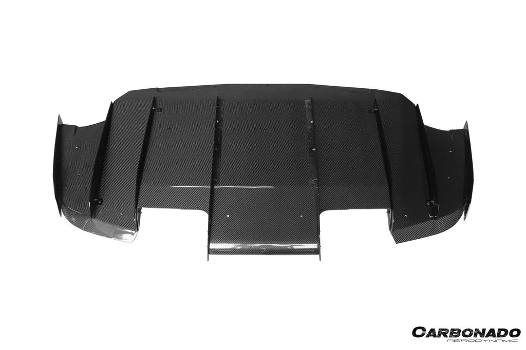 2014-2020 BMW M3 F80 M4 F82 VA Style Carbon Fiber Rear Diffuser and  Lip