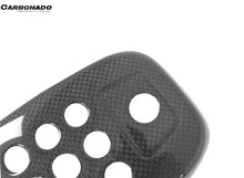 Load image into Gallery viewer, 2015-2020 Ferrari 488 GTB Spider Dry Carbon Fiber Rear Black Light Cover With Camera Hole