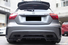 Load image into Gallery viewer, 2016-2018  Mercedes Benz  W176 A45 AMG BKSS Style Carbon Fiber Rear Bumper Canards - Carbonado