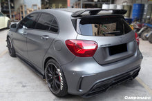 Load image into Gallery viewer, 2016-2018  Mercedes Benz  W176 A45 AMG BKSS Style Carbon Fiber Rear Bumper Canards - Carbonado Aero