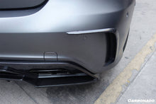 Load image into Gallery viewer, 2016-2018  Mercedes Benz  W176 A45 AMG BKSS Style Carbon Fiber Rear Bumper Canards - Carbonado Aero