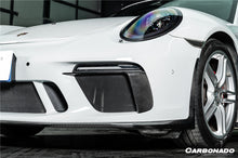 Load image into Gallery viewer, Carbonado 2017-2019 Porsche 911 991.2 GT3 OE Style Dry Carbon Fiber Front Bumper Daytime Running Light Trims