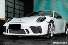 Load image into Gallery viewer, Carbonado 2017-2019 Porsche 911 991.2 GT3 OE Style Dry Carbon Fiber Front Bumper Daytime Running Light Trims