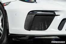 Load image into Gallery viewer, Carbonado 2017-2019 Porsche 911 991.2 GT3 OE Style Dry Carbon Fiber Front Bumper Daytime Running Light Trims