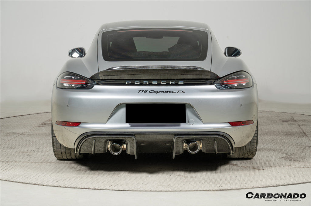 2017-2023 Porsche 718 Cayman Boxster Spyder RS Style Dry Carbon Fiber Spoiler