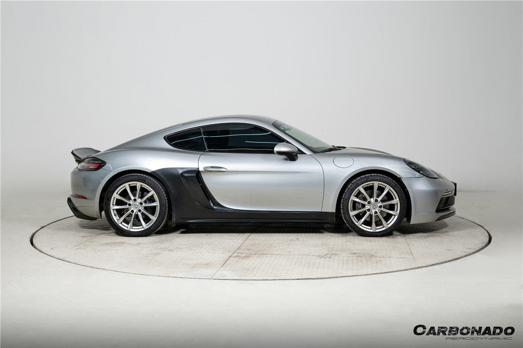 2017-2023 Porsche 718 Cayman Boxster Spyder RS Style Dry Carbon Fiber Spoiler