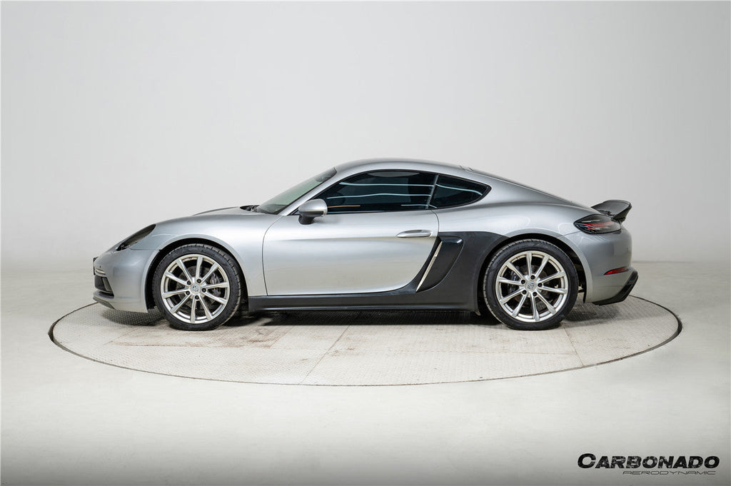 2017-2023 Porsche 718 Cayman Boxster Spyder RS Style Dry Carbon Fiber Spoiler