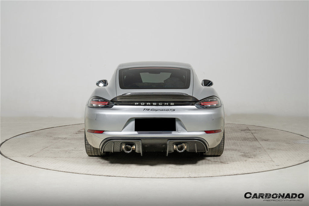 2017-2023 Porsche 718 Cayman Boxster Spyder RS Style Dry Carbon Fiber Spoiler