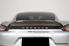 Load image into Gallery viewer, 2017-2023 Porsche 718 Cayman Boxster Spyder RS Style Dry Carbon Fiber Spoiler