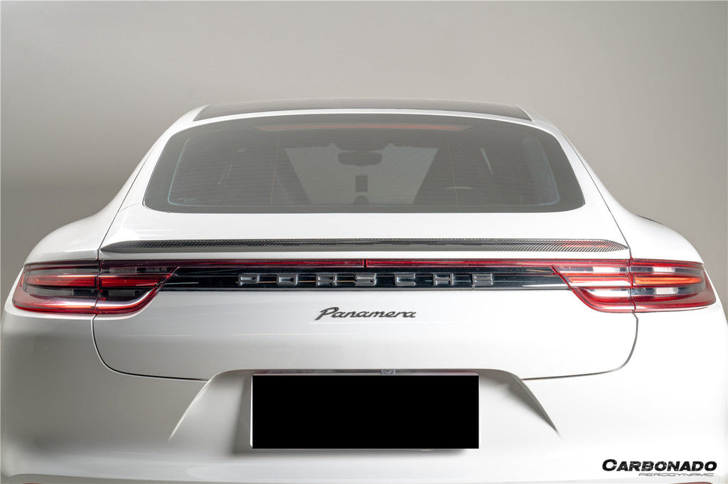 2017-2023 Porsche Panamera 971 KDA Style Dry Carbon Fiber Trunk Spoiler