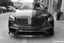 Load image into Gallery viewer, 2018-2020 Mercedes Benz W222.2 S63 AMG BRS Style Carbon Fiber Front Lip - Carbonado Aero