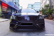 Load image into Gallery viewer, 2018-2020 Mercedes Benz W222.2 S63 AMG BRS Style Carbon Fiber Front Lip - Carbonado Aero