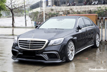 Load image into Gallery viewer, 2018-2020 Mercedes Benz W222.2 S63 AMG BRS Style Carbon Fiber Front Lip - Carbonado Aero