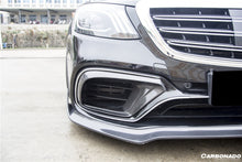 Load image into Gallery viewer, 2018-2020 Mercedes Benz W222.2 S63 AMG BRS Style Carbon Fiber Front Lip - Carbonado Aero