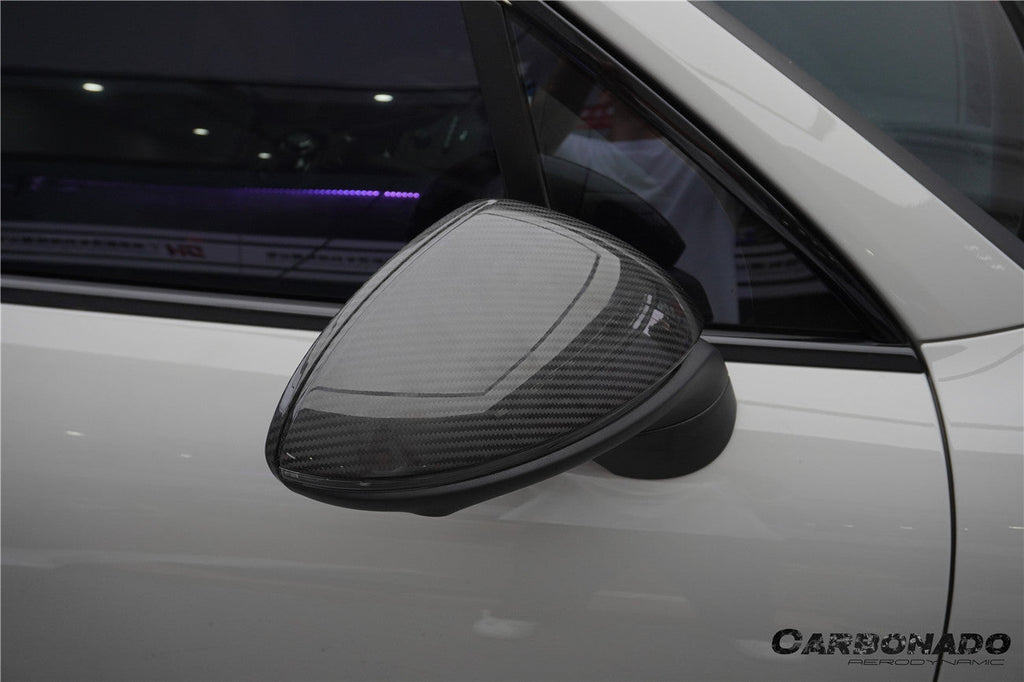 2018-2025 Porsche 9Y0 9YA 9YB Cayenne    S   Coupe    E-Hybrid TKT Style Dry Carbon Fiber Mirror Housing