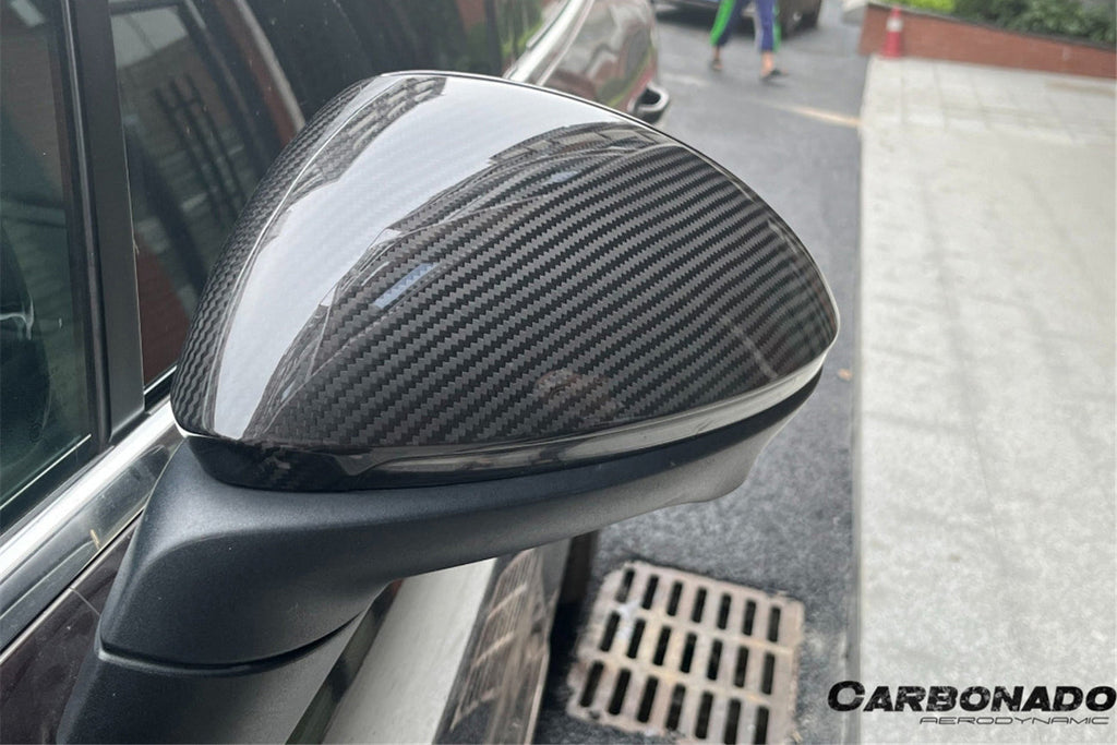 2018-2025 Porsche 9Y0 9YA 9YB Cayenne    S   Coupe    E-Hybrid TKT Style Dry Carbon Fiber Mirror Housing