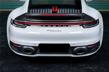 Load image into Gallery viewer, 2019-2024 Porsche 911 992 Carrera SC Style Dry Carbon Fiber Trunk Wing Spoiler With LED Light