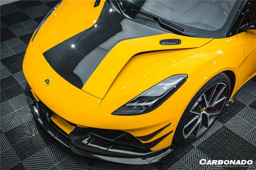 2021-2024 Lotus Emira NYO MNK Style Dry Carbon Fiber Front Lip