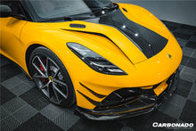 Load image into Gallery viewer, 2021-2024 Lotus Emira NYO MNK Style Dry Carbon Fiber Front Bumper canards