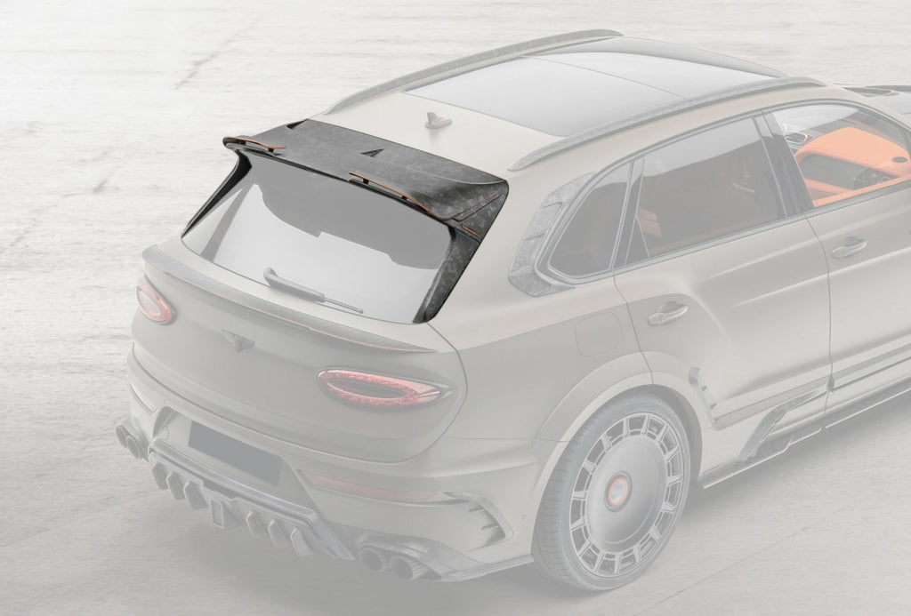 2021-2025 Bentley Bentayga MSY Style DRY Carbon Fiber Roof Spoiler - Carbonado