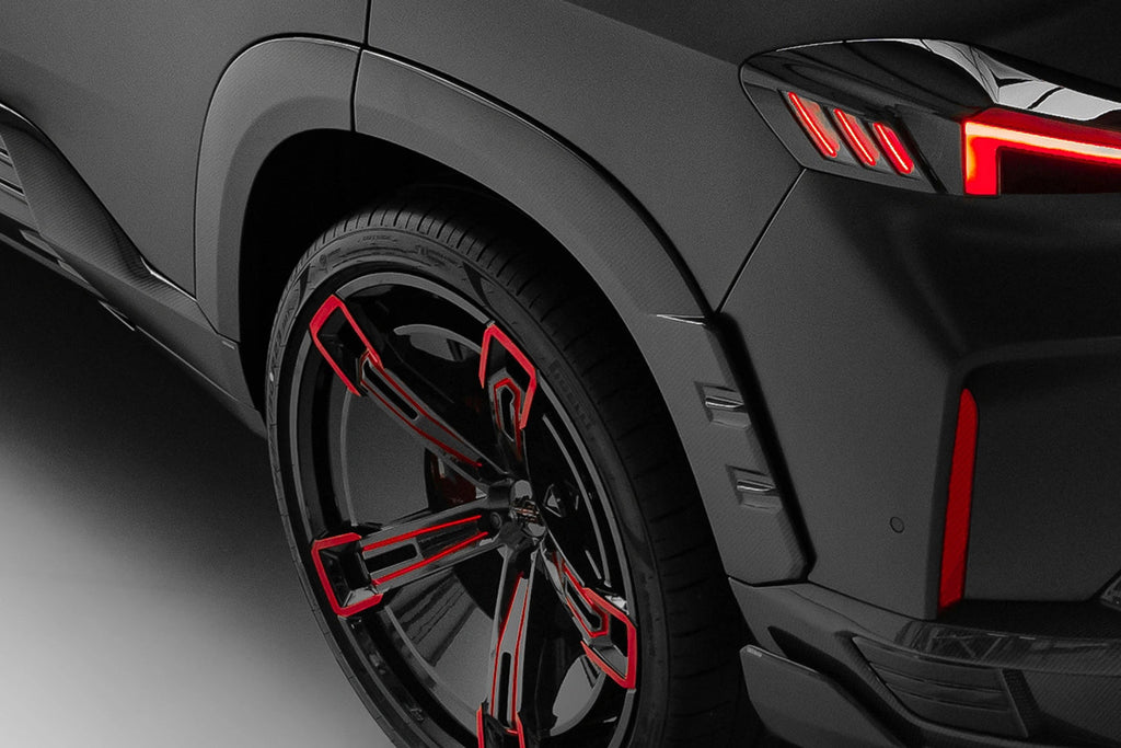 2023-2025 BMW XM G09 LD Style Dry Carbon Fiber Wide Fender Flare Set