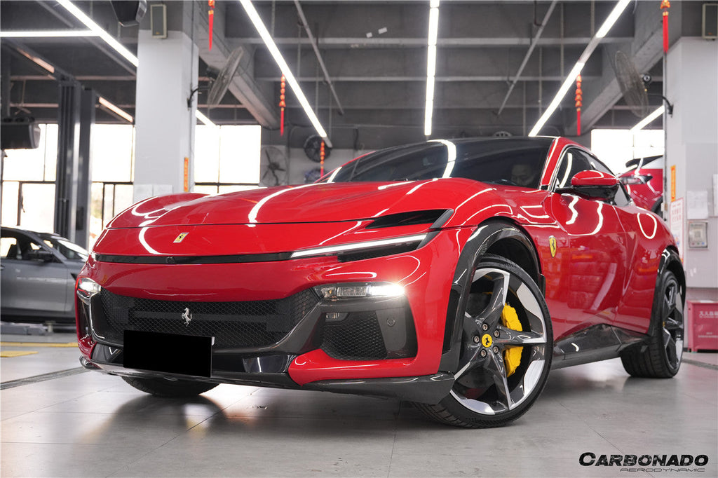 2023-2025 Ferrari Purosangue FUV Type F175 OEM Style Dry Carbon Fiber Side Skirts