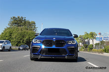 Load image into Gallery viewer, 2020-2023 BMW X6M F96 AD Style Dry Carbon Fiber Front Bumper Air Inlet Vent Trims - Carbonado