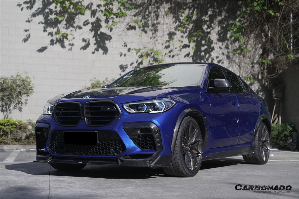 2020-2025 BMW X6M F96 AD Style Dry Carbon Fiber Fender Flare