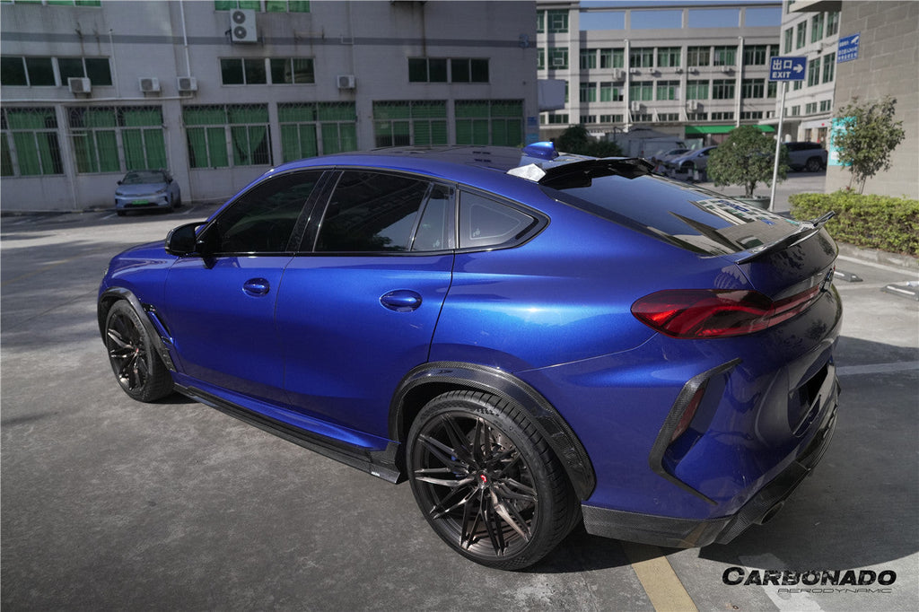 2020-2025 BMW X6M F96 AD Style Dry Carbon Fiber Fender Flare