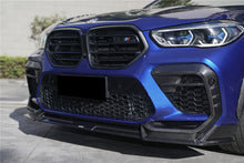 Load image into Gallery viewer, 2020-2023 BMW X6M F96 AD Style Dry Carbon Fiber Front Bumper Air Inlet Vent Trims - Carbonado