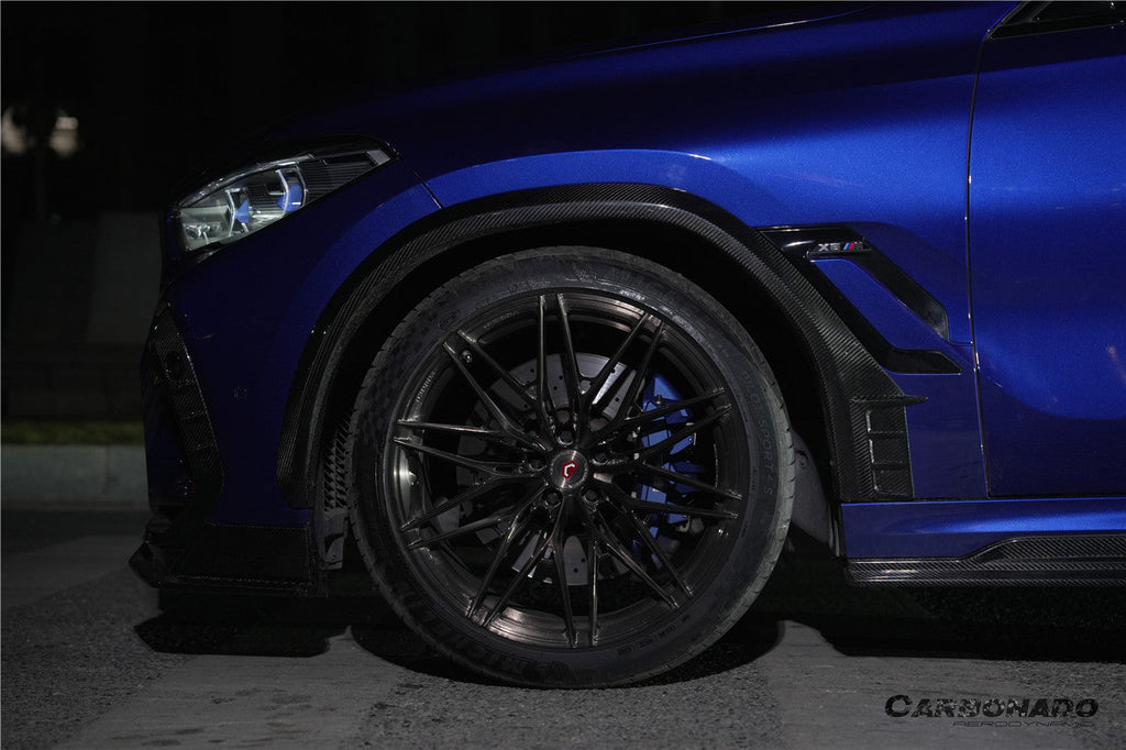2020-2025 BMW X6M F96 AD Style Dry Carbon Fiber Fender Flare