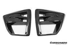 Load image into Gallery viewer, 2024-2025 BMW X6M F96 AD Style Dry Carbon Fiber Front Bumper Air Inlet Vent Trims